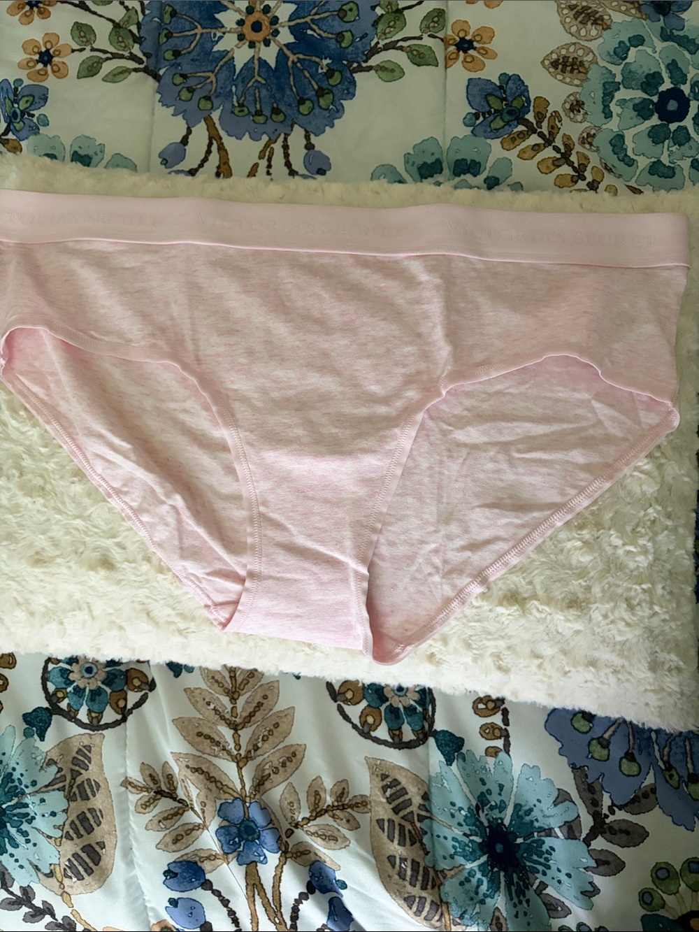 Victoria’s Secret Classic Women's Light Heather Pink Cotton Hipster Briefs XL